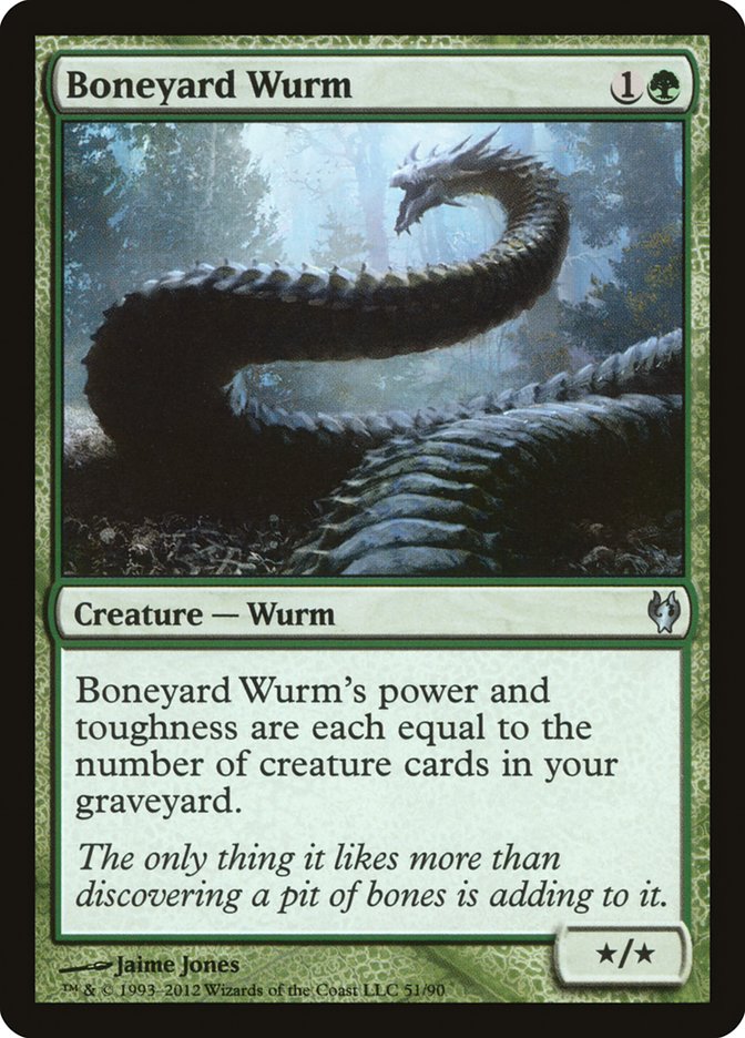 Boneyard Wurm [Duel Decks: Izzet vs. Golgari] | L.A. Mood Comics and Games
