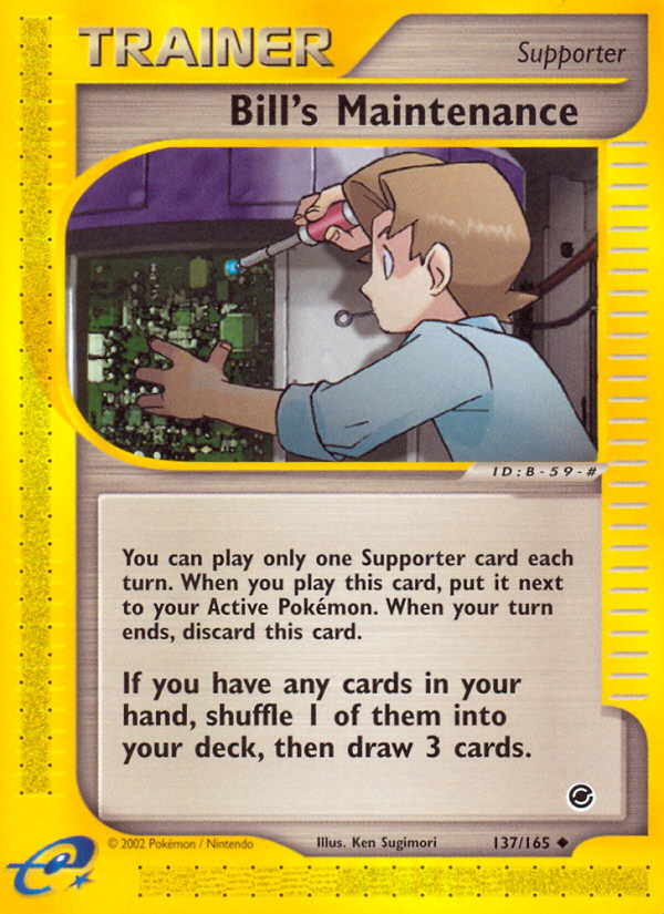 Bill's Maintenance (137/165) [Expedition: Base Set] | L.A. Mood Comics and Games