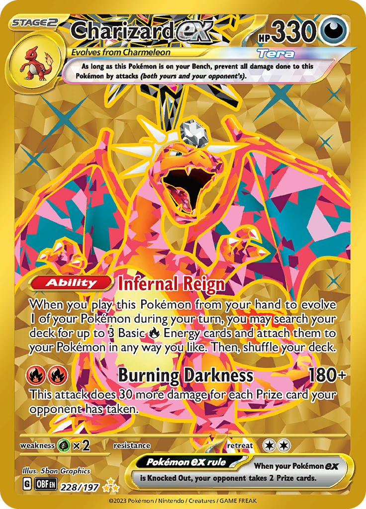 Charizard ex (228/197) [Scarlet & Violet: Obsidian Flames] | L.A. Mood Comics and Games