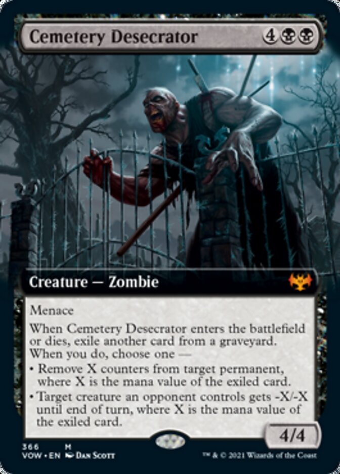 Cemetery Desecrator (Extended Art) [Innistrad: Crimson Vow] | L.A. Mood Comics and Games