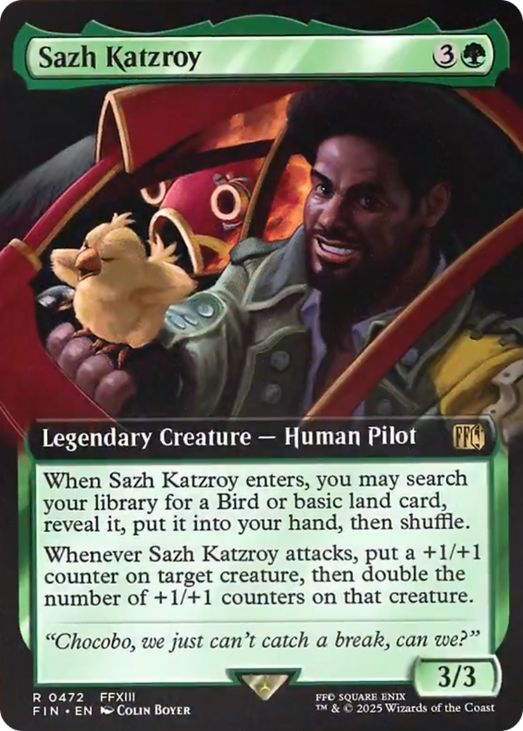 Sazh Katzroy (Extended Art) [FINAL FANTASY] | L.A. Mood Comics and Games