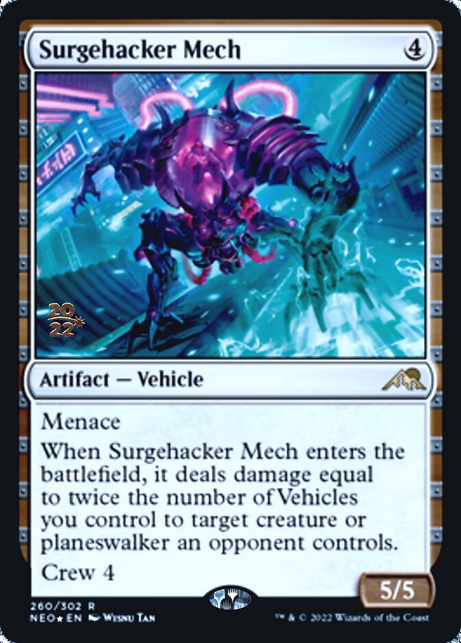 Surgehacker Mech [Kamigawa: Neon Dynasty Prerelease Promos] | L.A. Mood Comics and Games