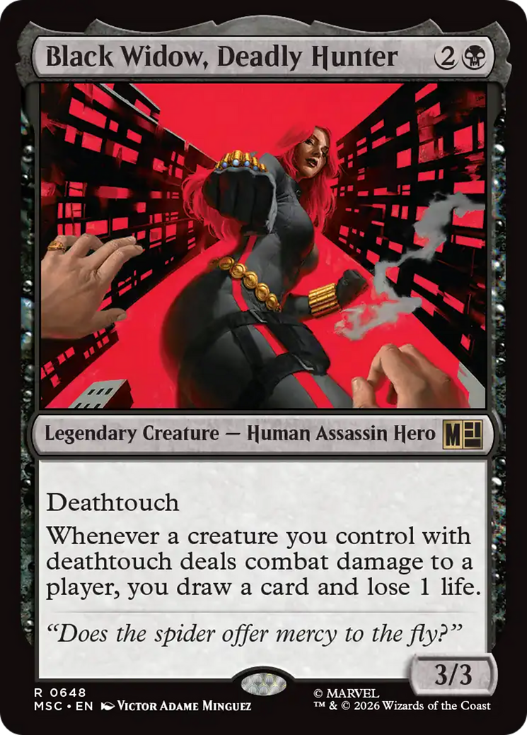 Black Widow, Deadly Hunter [Marvel Super Heroes Commander] | L.A. Mood Comics and Games
