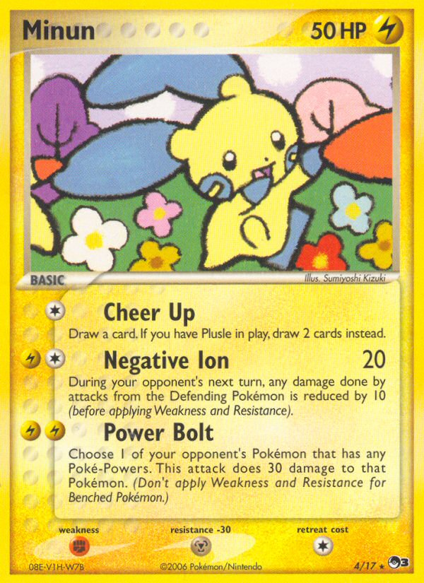 Minun (4/17) [POP Series 3] | L.A. Mood Comics and Games