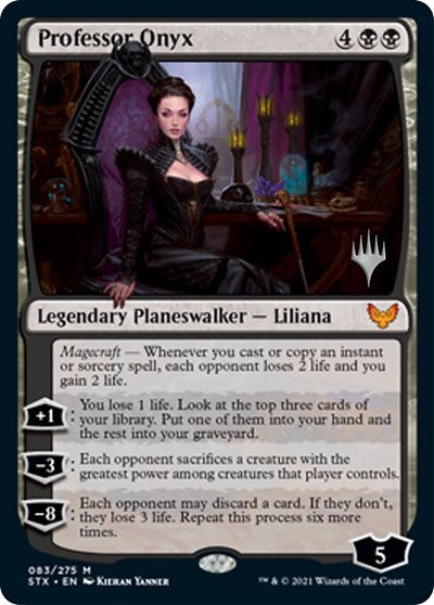 Professor Onyx (Promo Pack) [Strixhaven: School of Mages Promos] | L.A. Mood Comics and Games