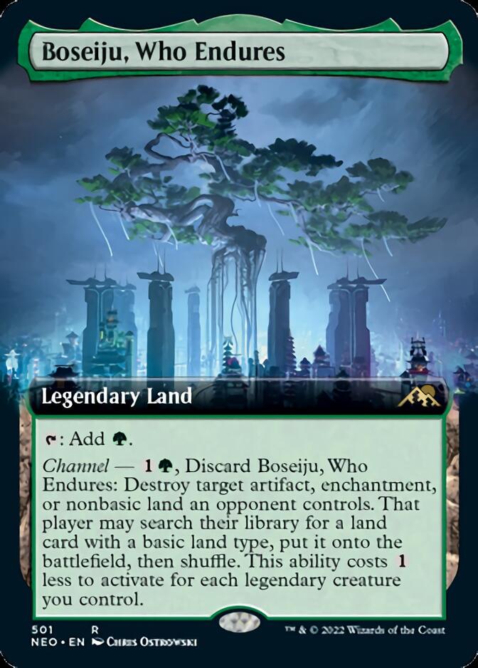 Boseiju, Who Endures (Extended Art) [Kamigawa: Neon Dynasty] | L.A. Mood Comics and Games