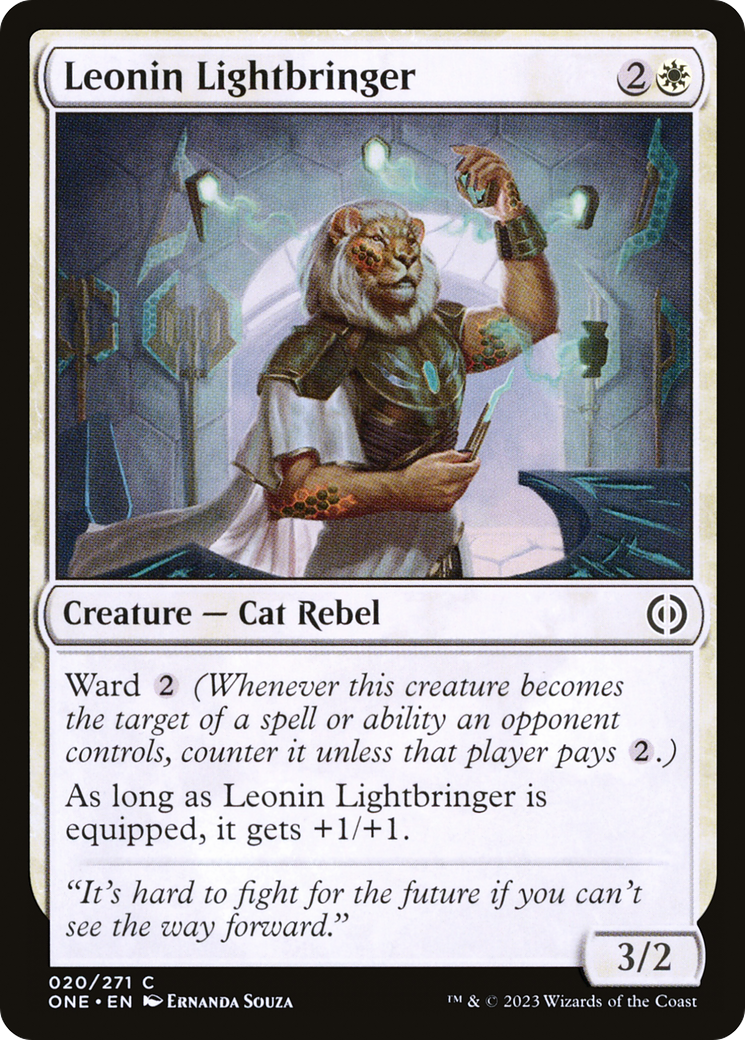 Leonin Lightbringer [Phyrexia: All Will Be One] | L.A. Mood Comics and Games