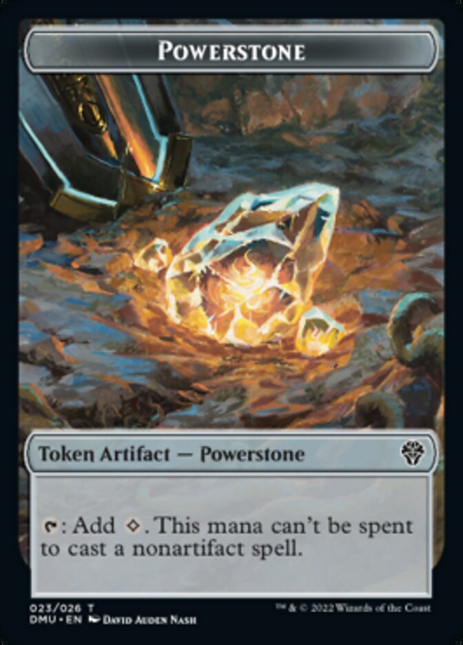 Soldier // Powerstone Double-Sided Token [Dominaria United Tokens] | L.A. Mood Comics and Games