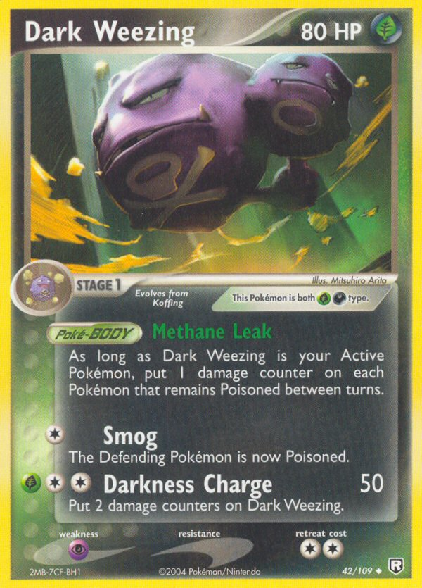Dark Weezing (42/109) [EX: Team Rocket Returns] | L.A. Mood Comics and Games