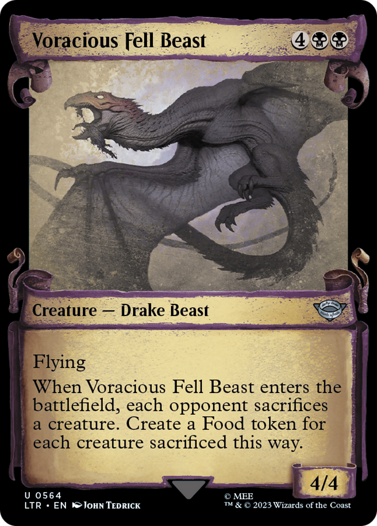 Voracious Fell Beast [The Lord of the Rings: Tales of Middle-Earth Showcase Scrolls] | L.A. Mood Comics and Games