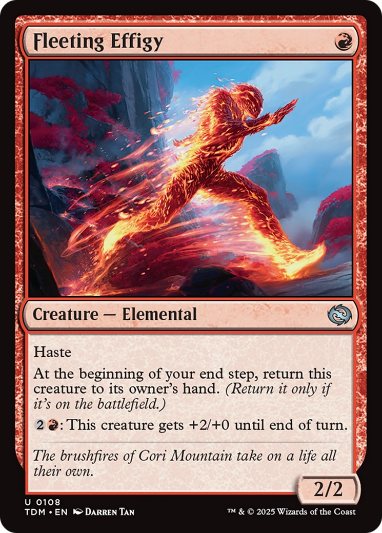 Fleeting Effigy [Tarkir: Dragonstorm] | L.A. Mood Comics and Games