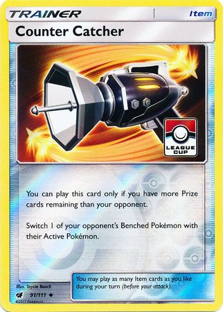 Counter Catcher (91/111) (League Promo) [Sun & Moon: Crimson Invasion] | L.A. Mood Comics and Games