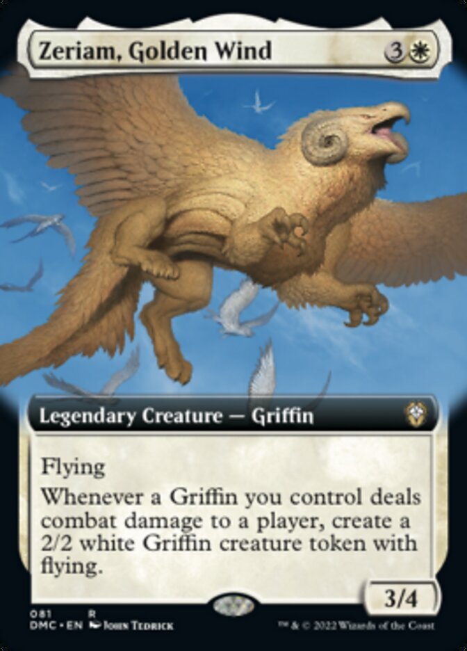 Zeriam, Golden Wind (Extended Art) [Dominaria United Commander] | L.A. Mood Comics and Games
