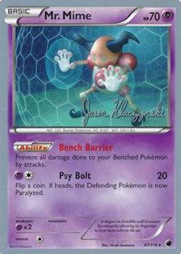 Mr. Mime (47/116) (Darkrai Deck - Jason Klaczynski) [World Championships 2013] | L.A. Mood Comics and Games