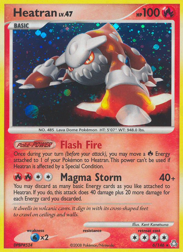 Heatran (6/146) [Diamond & Pearl: Legends Awakened] | L.A. Mood Comics and Games