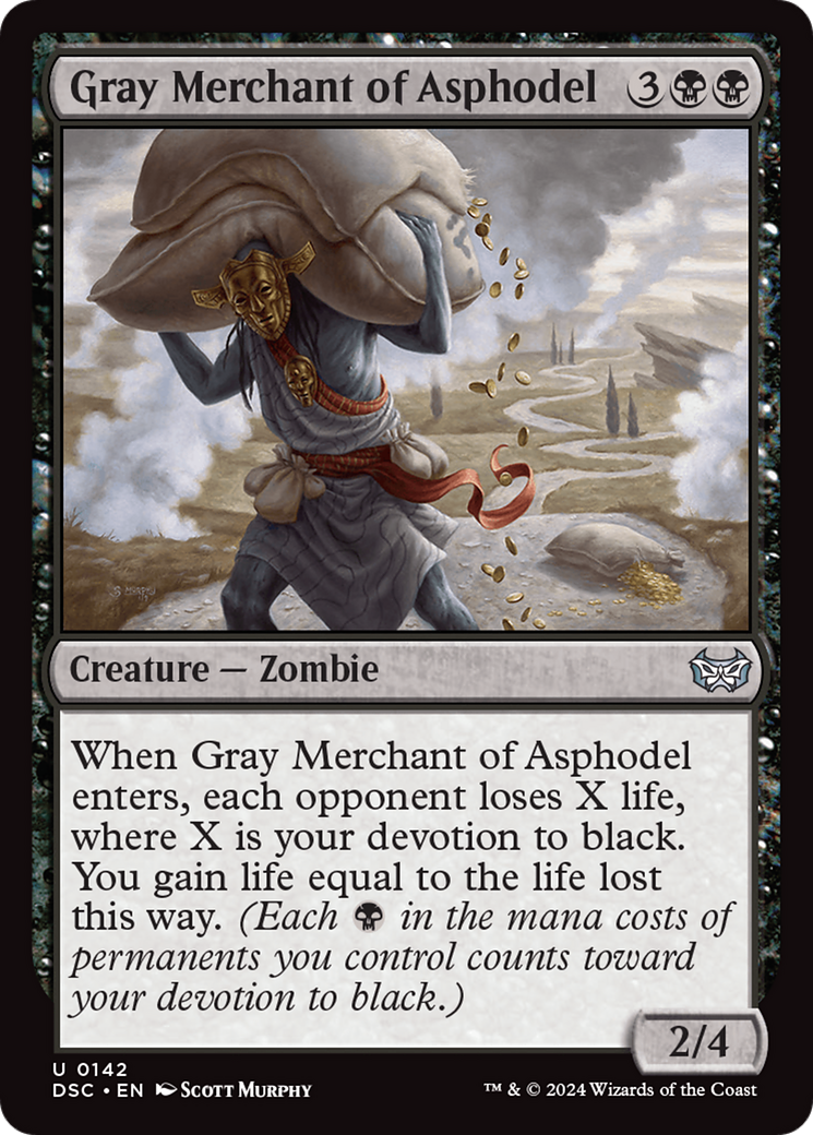 Gray Merchant of Asphodel [Duskmourn: House of Horror Commander] | L.A. Mood Comics and Games