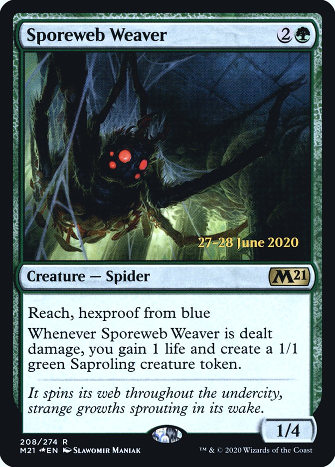 Sporeweb Weaver [Core Set 2021 Prerelease Promos] | L.A. Mood Comics and Games