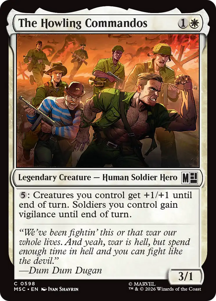 The Howling Commandos [Marvel Super Heroes Commander] | L.A. Mood Comics and Games