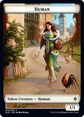 Human // Food (16) Double-Sided Token [Throne of Eldraine Tokens] | L.A. Mood Comics and Games
