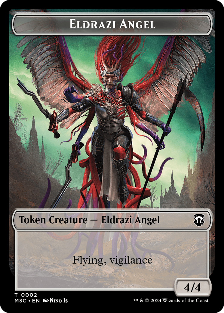 Eldrazi Scion (Ripple Foil) // Eldrazi Spawn Double-Sided Token [Modern Horizons 3 Commander Tokens] | L.A. Mood Comics and Games