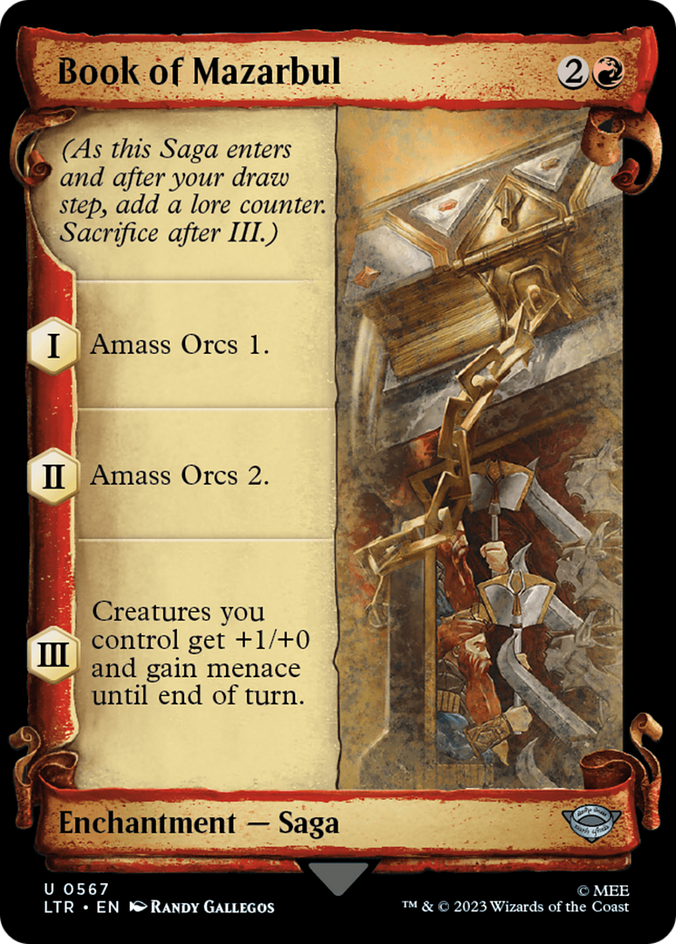 Book of Mazarbul [The Lord of the Rings: Tales of Middle-Earth Showcase Scrolls] | L.A. Mood Comics and Games