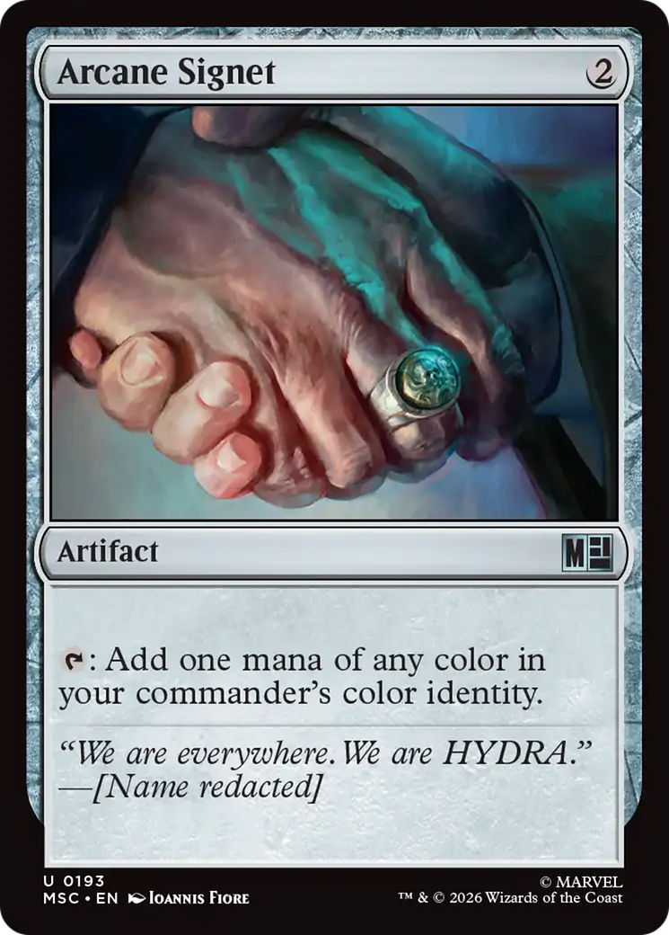 Arcane Signet (0193) (Surge Foil) [Marvel Super Heroes Commander] | L.A. Mood Comics and Games