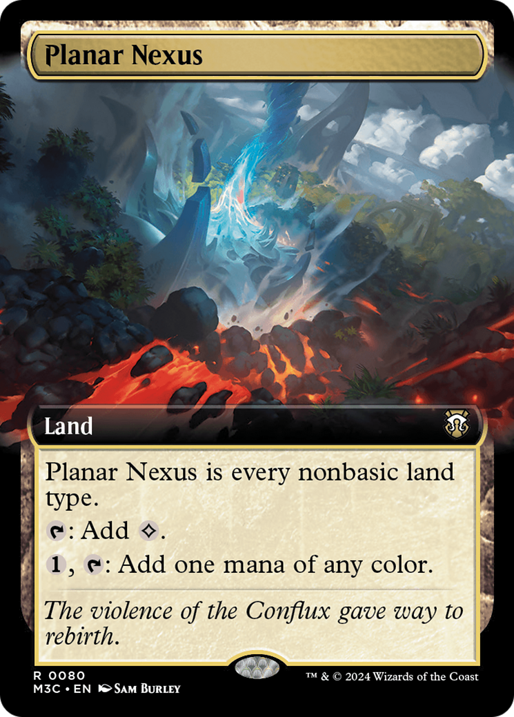 Planar Nexus (Extended Art) (Ripple Foil) [Modern Horizons 3 Commander] | L.A. Mood Comics and Games