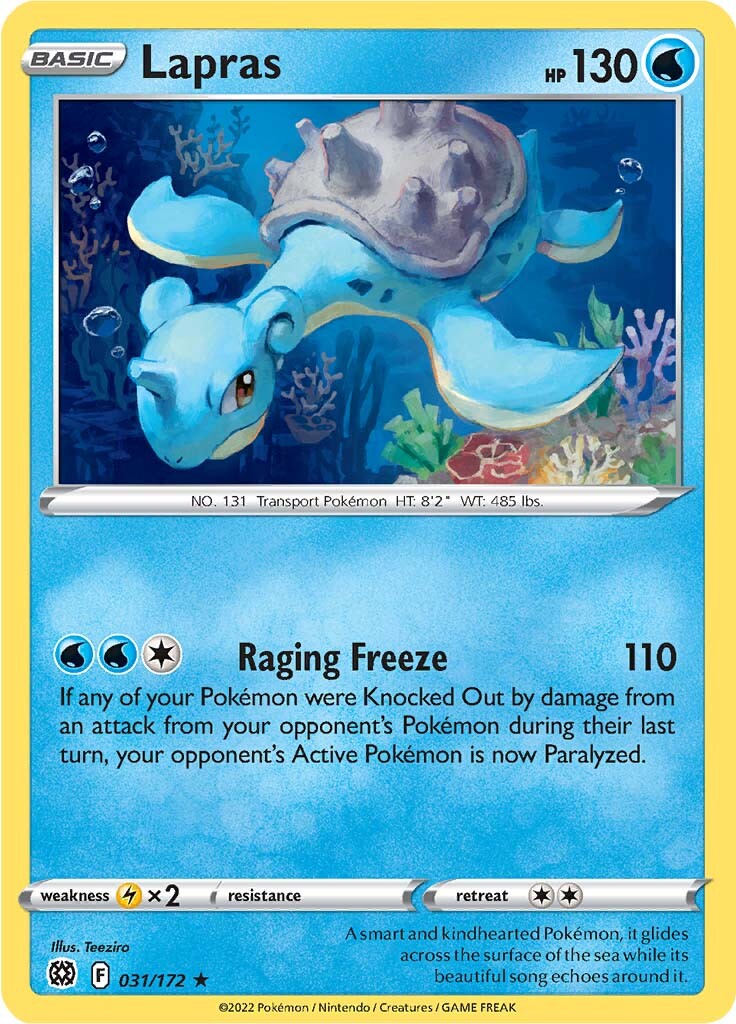 Lapras (031/172) [Sword & Shield: Brilliant Stars] | L.A. Mood Comics and Games