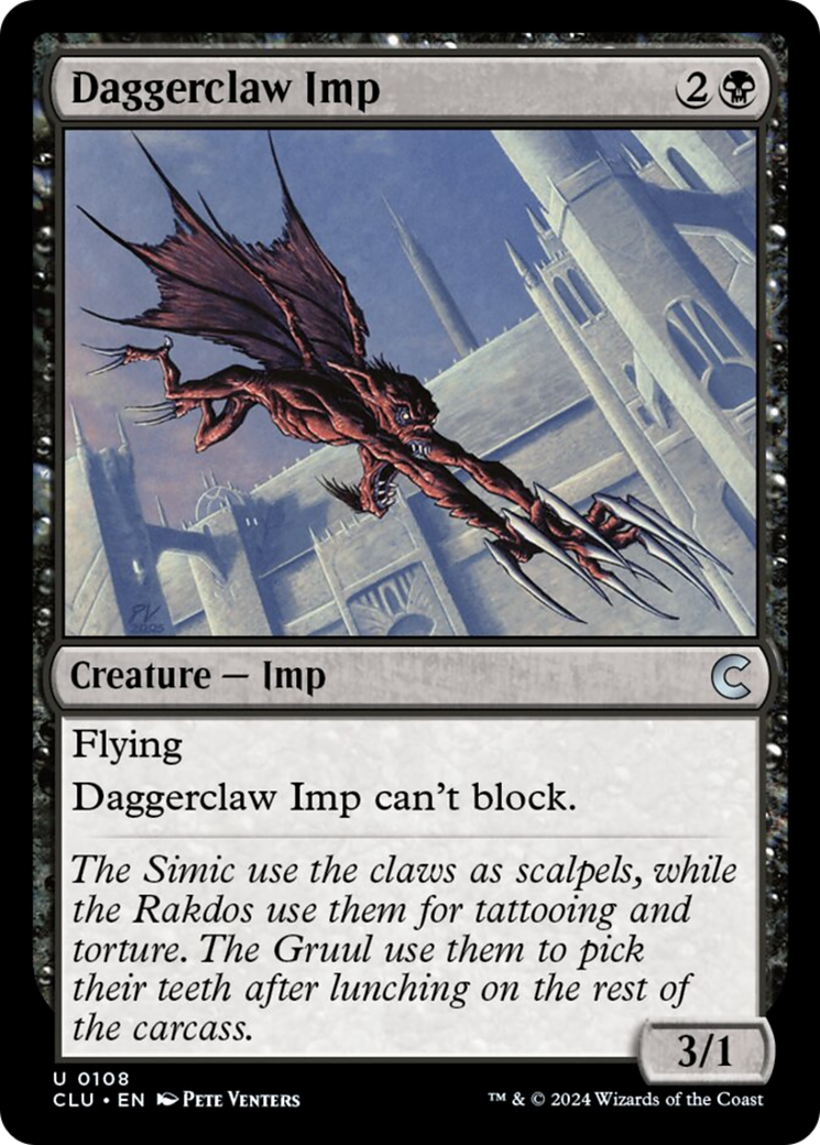 Daggerclaw Imp [Ravnica: Clue Edition] | L.A. Mood Comics and Games