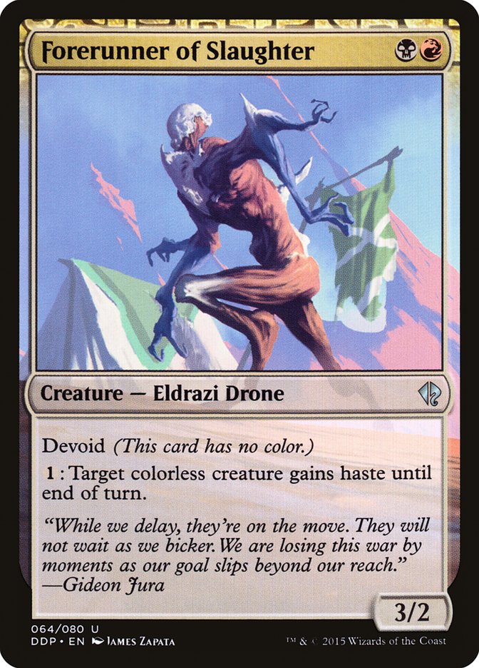 Forerunner of Slaughter [Duel Decks: Zendikar vs. Eldrazi] | L.A. Mood Comics and Games