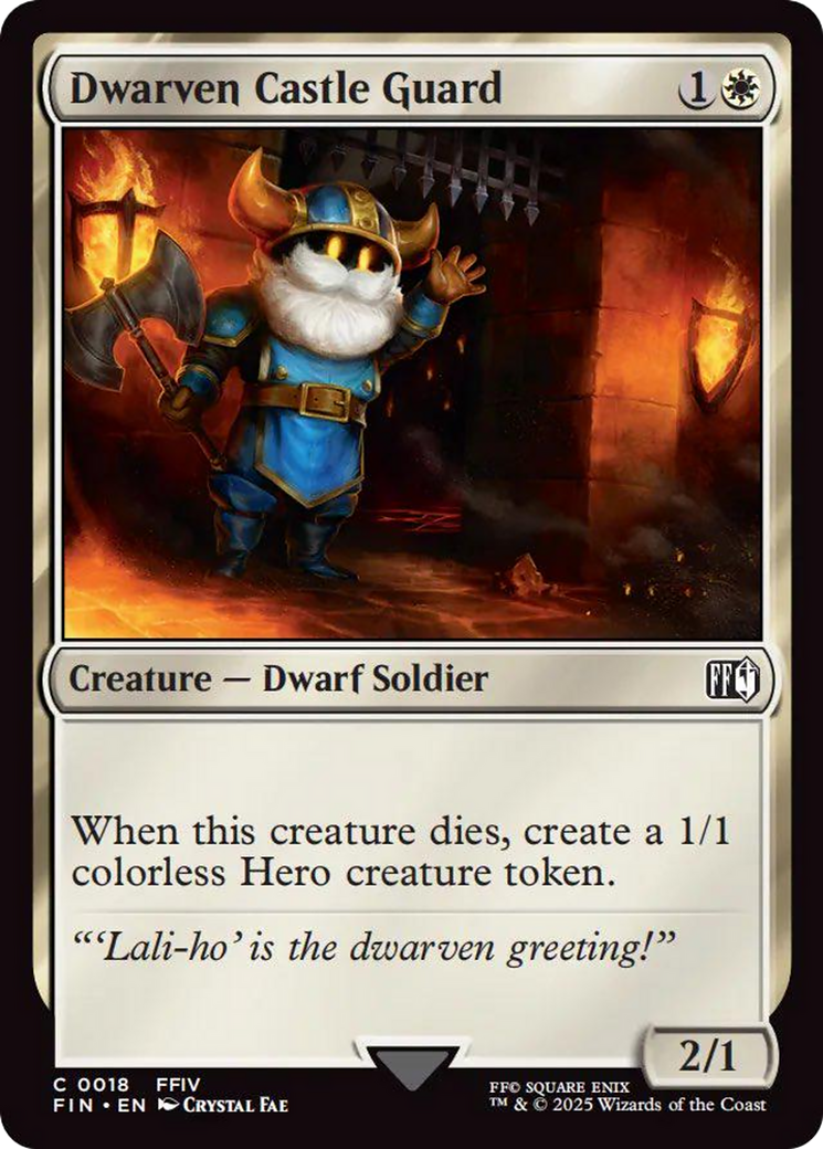Dwarven Castle Guard [FINAL FANTASY] | L.A. Mood Comics and Games