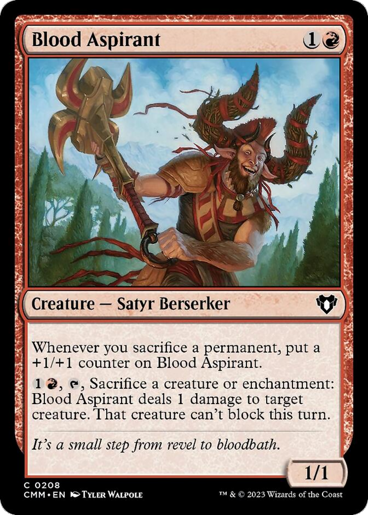 Blood Aspirant [Commander Masters] | L.A. Mood Comics and Games
