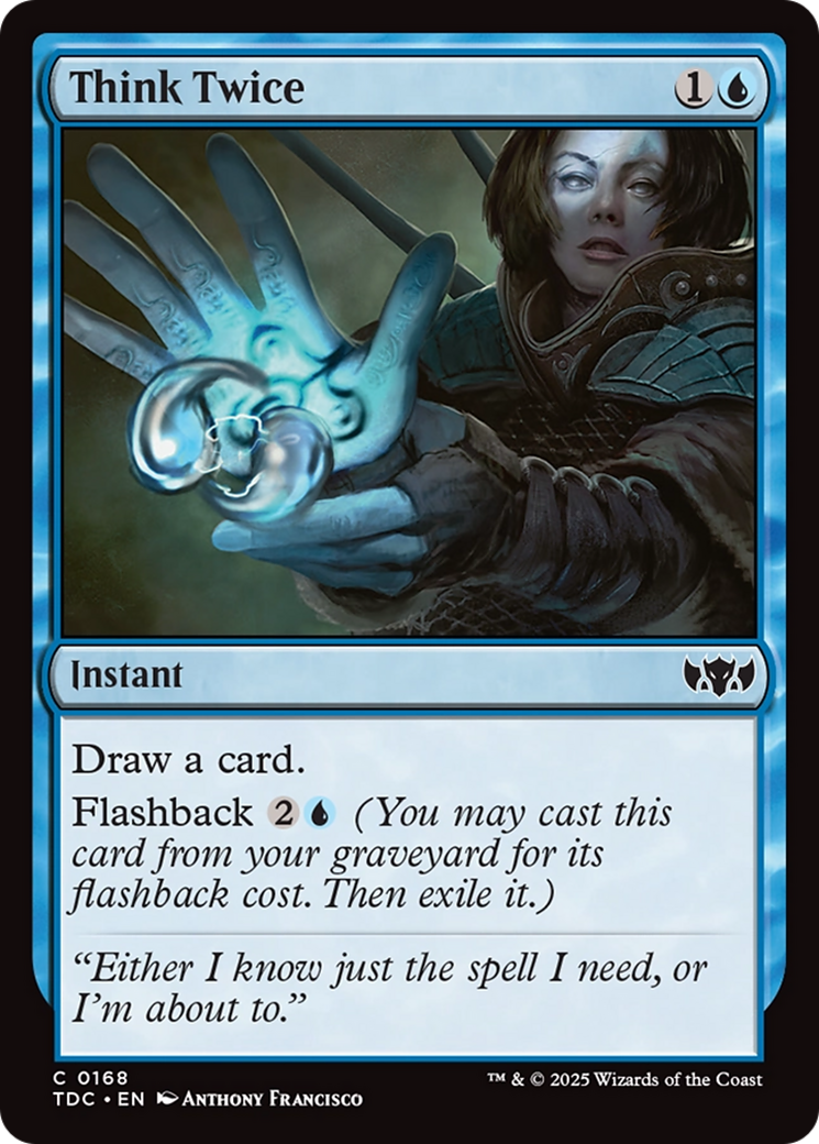 Think Twice [Tarkir: Dragonstorm Commander] | L.A. Mood Comics and Games