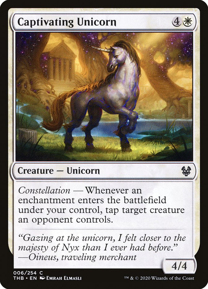Captivating Unicorn [Theros Beyond Death] | L.A. Mood Comics and Games