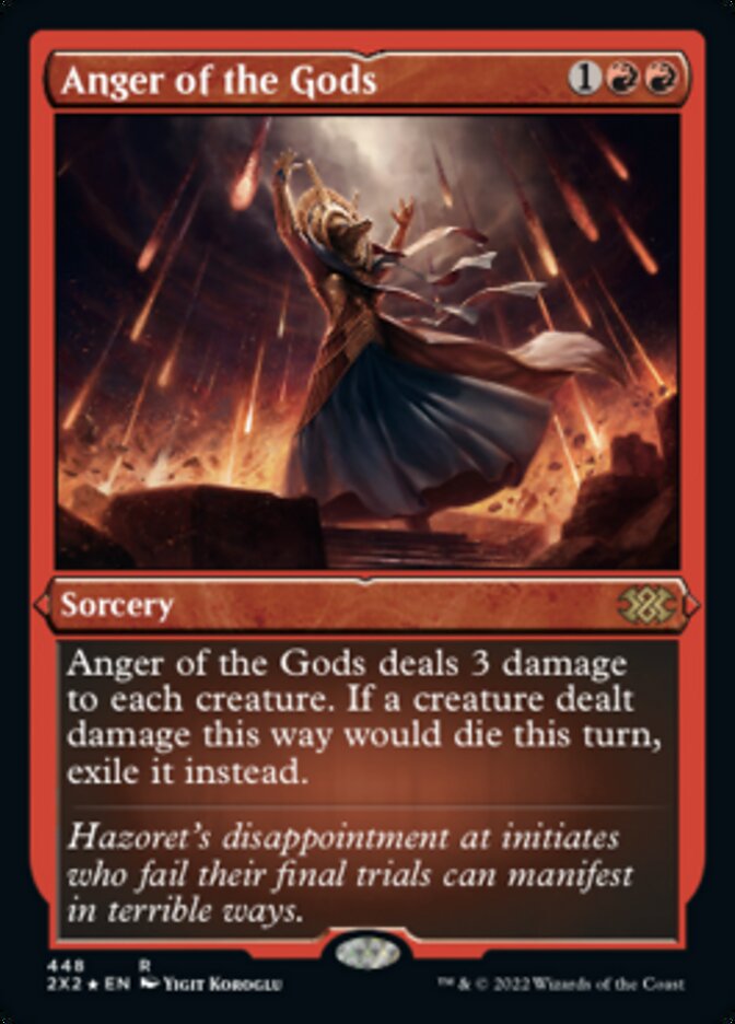 Anger of the Gods (Foil Etched) [Double Masters 2022] | L.A. Mood Comics and Games