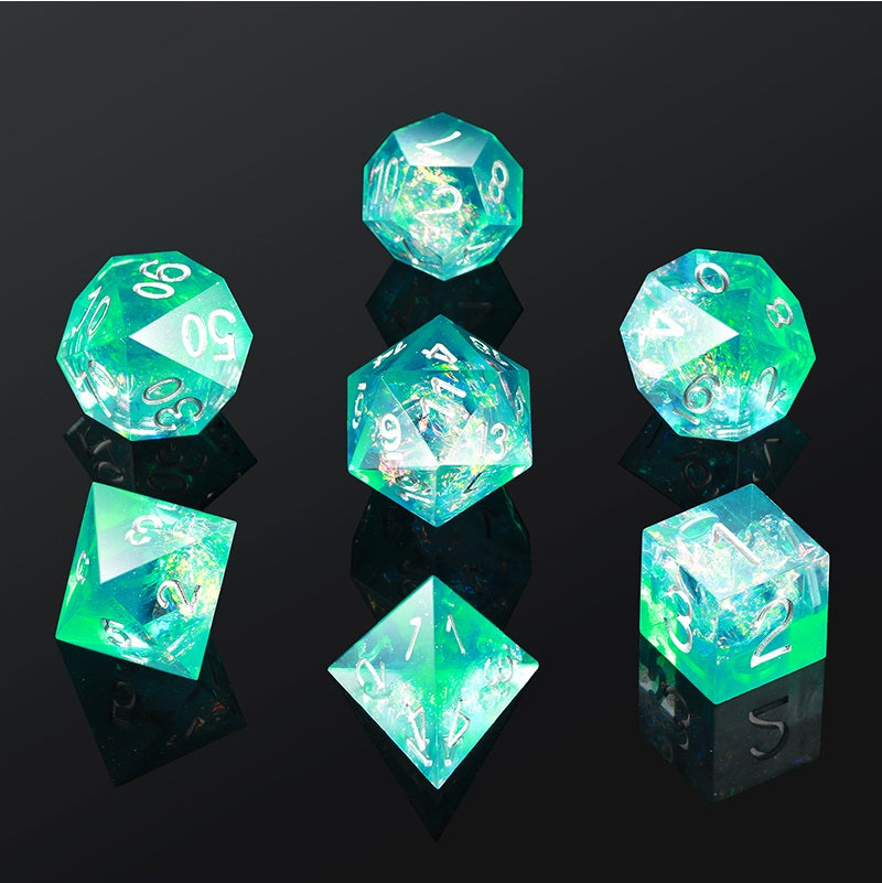 Sharp Edge Dice Set (7pcs) [Sea Shore] | L.A. Mood Comics and Games