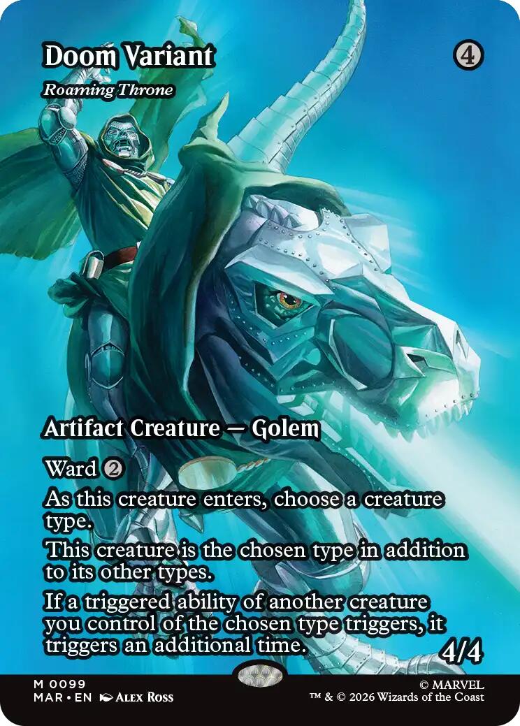 Doom Variant - Roaming Throne (Borderless) [Marvel Universe: Eternal-Legal] | L.A. Mood Comics and Games