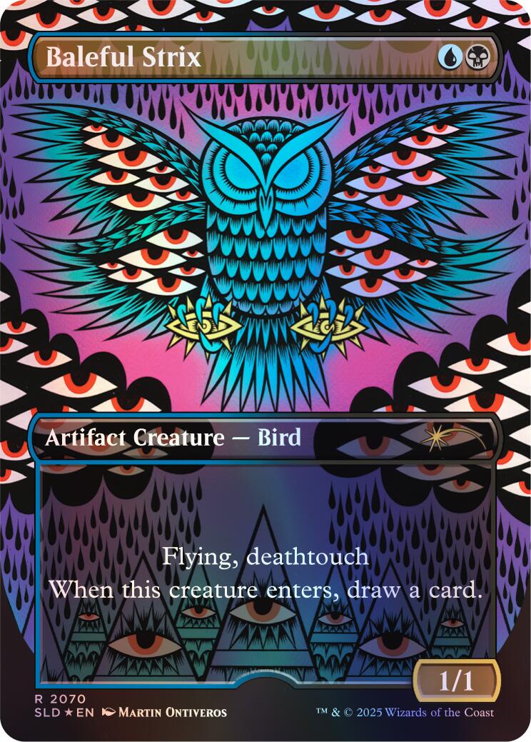 Baleful Strix (2070) (Rainbow Foil) [Secret Lair Drop Series] | L.A. Mood Comics and Games