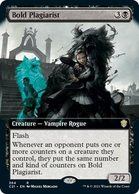 Bold Plagiarist (Extended Art) [Commander 2021] | L.A. Mood Comics and Games