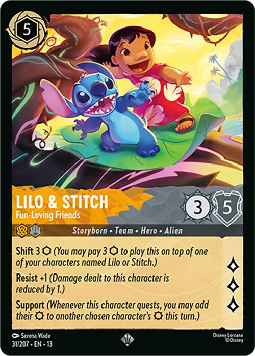 Lilo & Stitch - Fun-Loving Friends (31/204) [Attack of the Vine!] | L.A. Mood Comics and Games