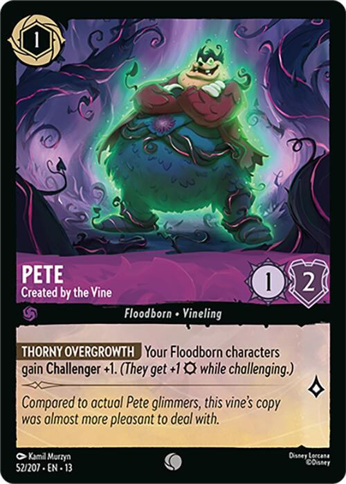 Pete - Created by the Vine (52/204) [Attack of the Vine!] | L.A. Mood Comics and Games