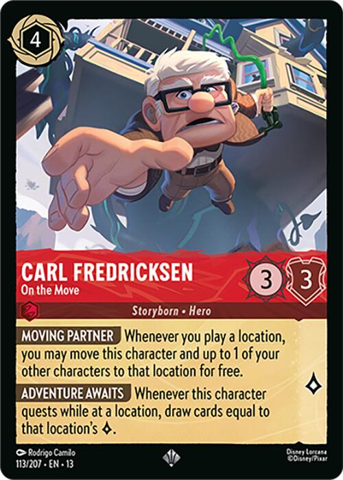 Carl Fredricksen - On the Move (113/204) [Attack of the Vine!] | L.A. Mood Comics and Games