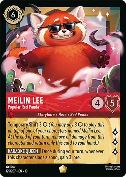 Meilin Lee - Popular Red Panda (125/204) [Attack of the Vine!] | L.A. Mood Comics and Games