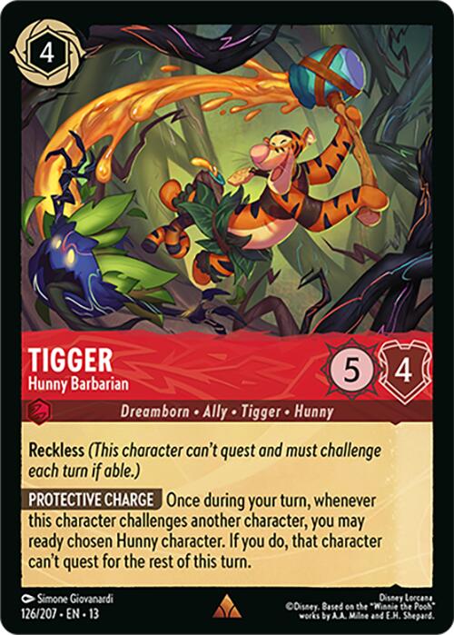 Tigger - Hunny Barbarian (126/204) [Attack of the Vine!] | L.A. Mood Comics and Games