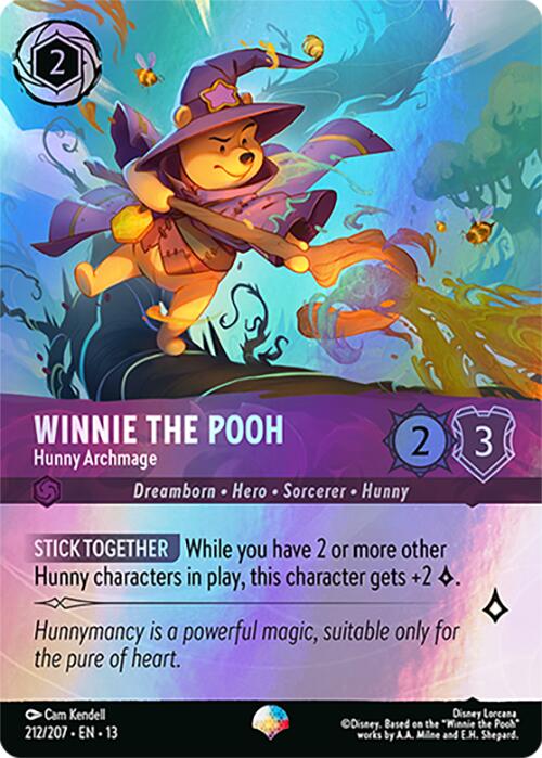 Winnie the Pooh - Hunny Archmage (Epic) (212/204) [Attack of the Vine!] | L.A. Mood Comics and Games