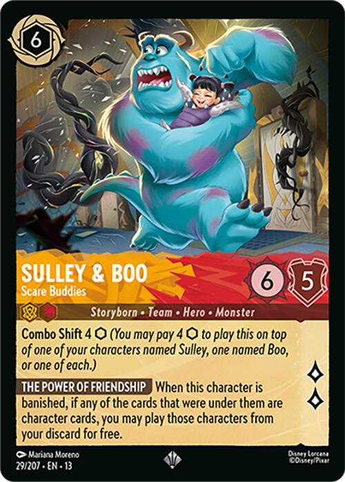 Sulley & Boo - Scare Buddies (29/204) [Attack of the Vine!] | L.A. Mood Comics and Games