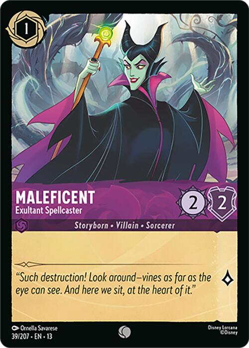 Maleficent - Exultant Spellcaster (39/204) [Attack of the Vine!] | L.A. Mood Comics and Games