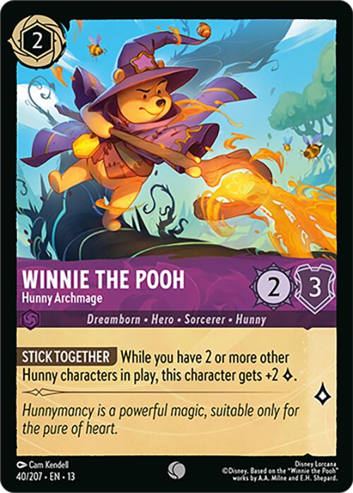 Winnie the Pooh - Hunny Archmage (40/204) [Attack of the Vine!] | L.A. Mood Comics and Games