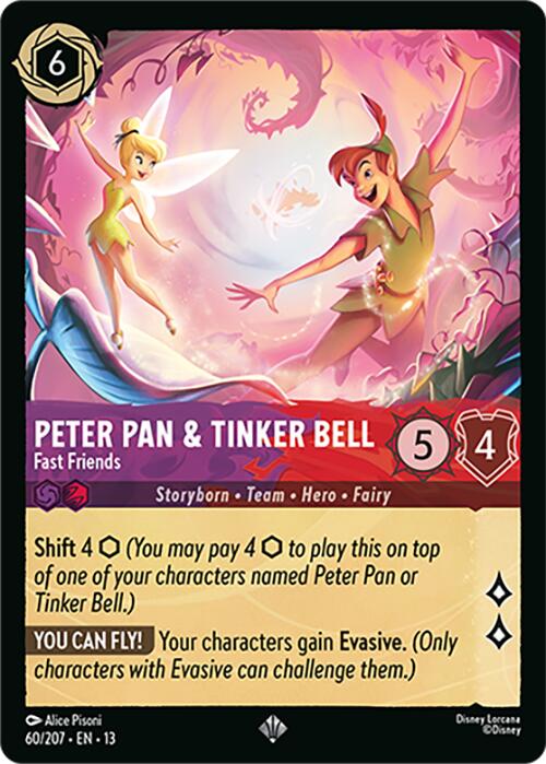 Peter Pan & Tinker Bell - Fast Friends (60/204) [Attack of the Vine!] | L.A. Mood Comics and Games