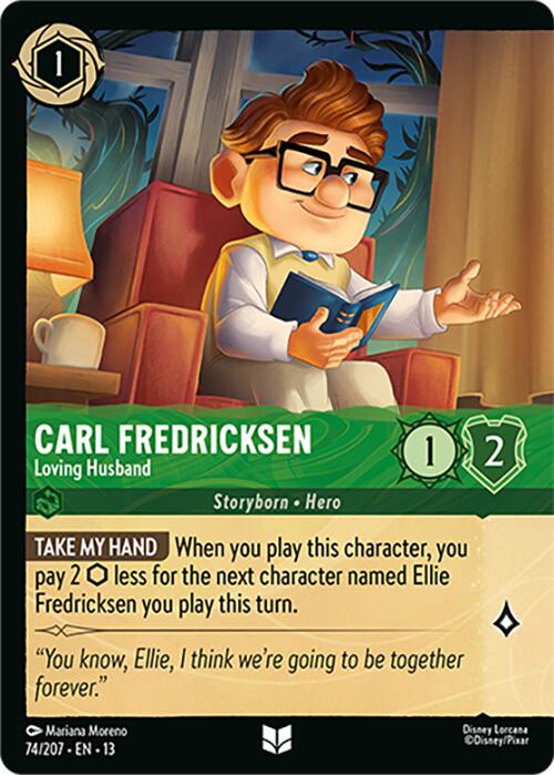 Carl Fredricksen - Loving Husband (Foil) (74/204) [Attack of the Vine!] | L.A. Mood Comics and Games